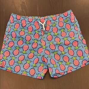 Pineapple Print Boys Bathing Suit
